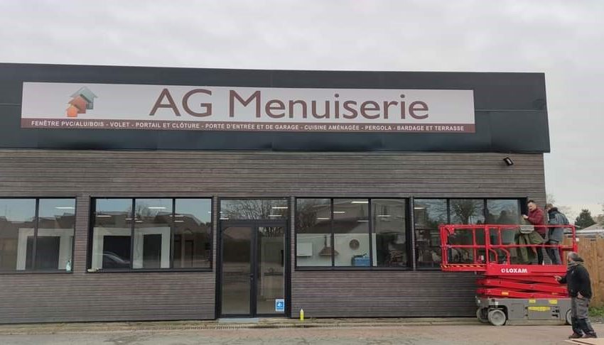 Devanture AG Menuiserie