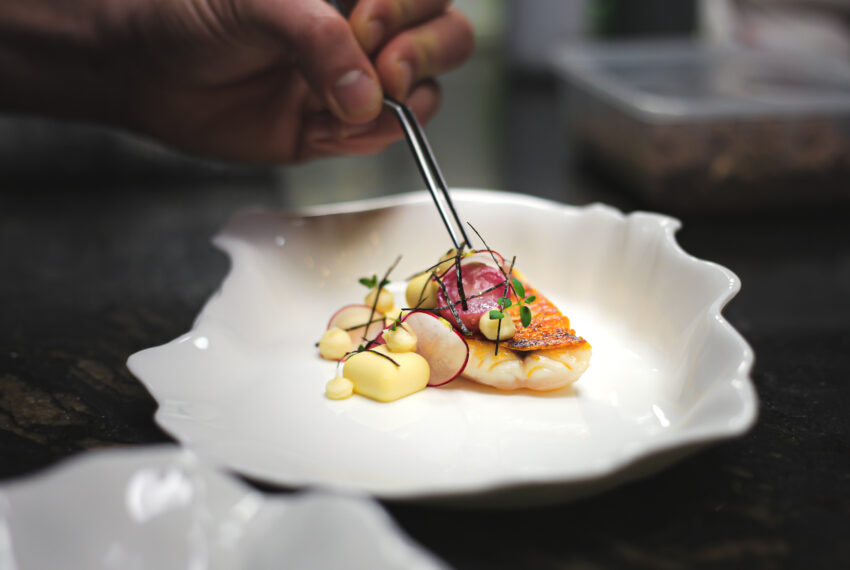 Assiette huître en porcelaine KAOMER