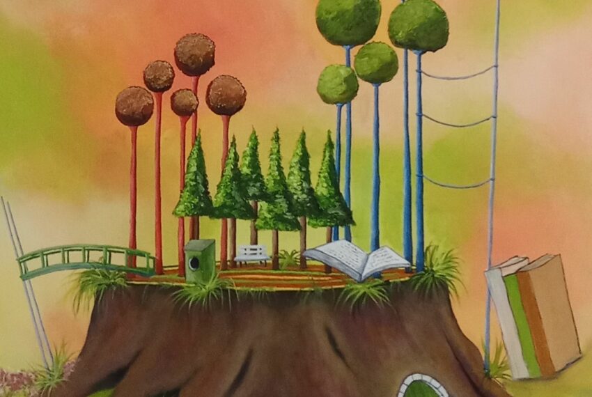 ONIRIC PARC huile 80X80